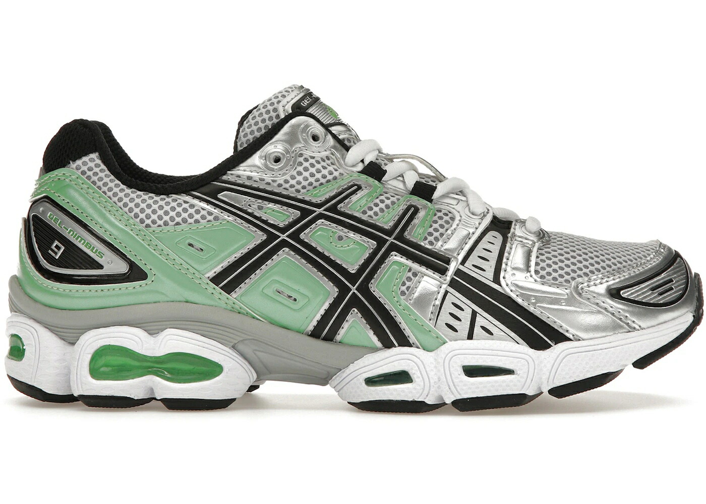 アシックス 白色 ホワイト WOMEN スニーカー レディース ASICS GEL-NIMBUS 9 WHITE BAMBOO (WOMEN) / WHITE BAMBOO