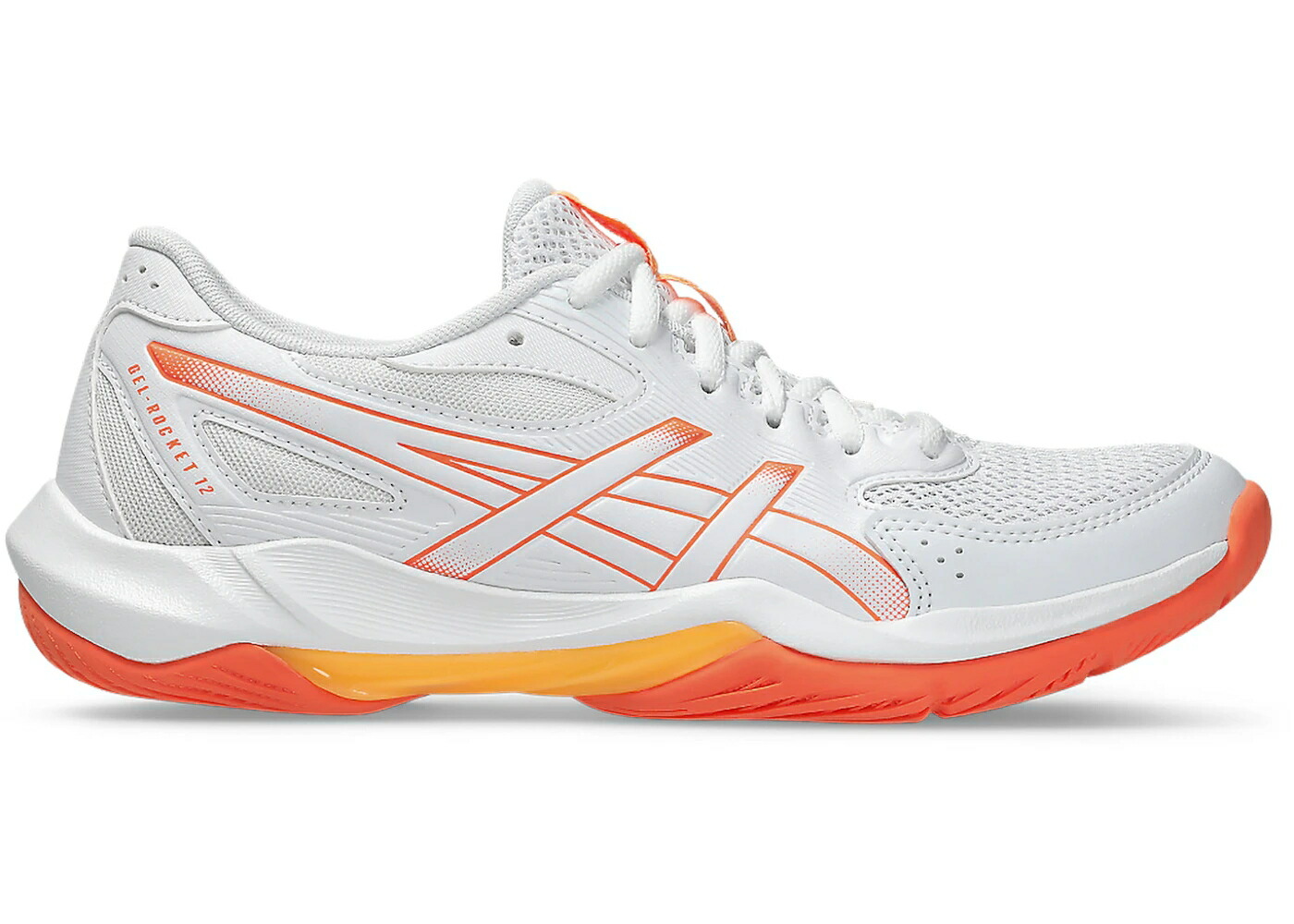 アシックス 白色 ホワイト WOMEN'S スニーカー レディース ASICS GEL-ROCKET 12 WHITE VIVID CORAL (WOMEN'S) / WHITE VIVID CORAL