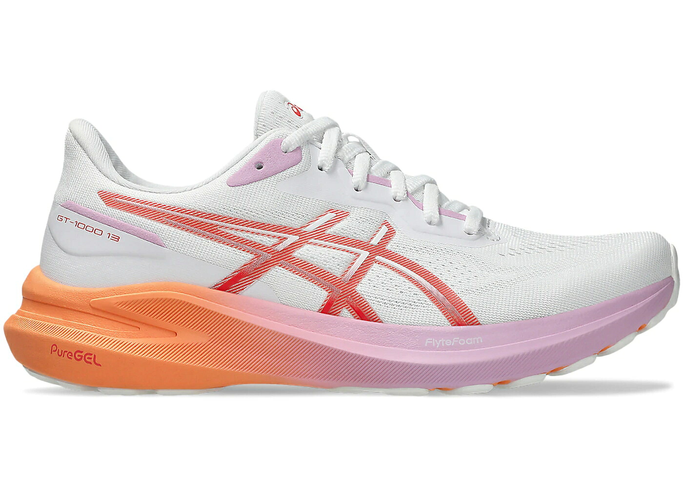 アシックス サー青少年 白いこと 白いこと WOMEN\u0027S スニーカー レディース ASICS GT-1000 13 WHITE CORAL REEF (WOMEN\u0027S) / WHITE CORAL REEF