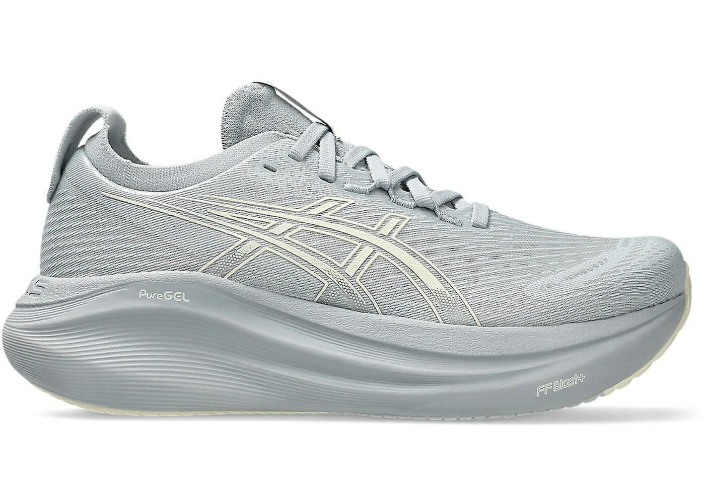 アシックス 薄墨色 薄墨色 皮膚軟化剤 WOMEN\u0027S スニーカー レディース ASICS GEL-NIMBUS 27 PIEDMONT GREY CREAM (WOMEN\u0027S) / PIEDMONT GREY CREAM