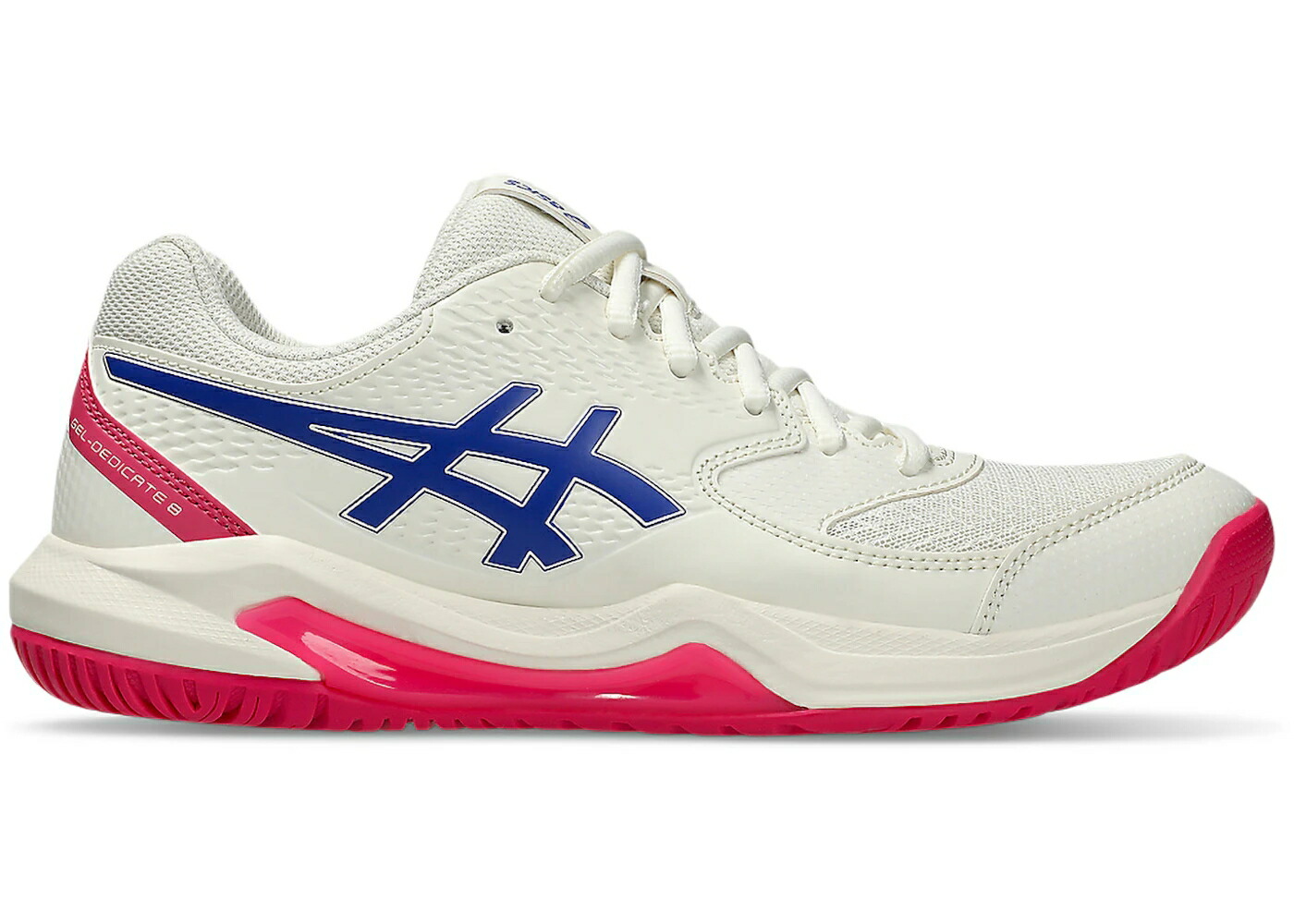 アシックス 皮膚軟化剤 WOMEN\u0027S スニーカー レディース ASICS GEL-DEDICATE 8 CREAM DARK COBALT (WOMEN\u0027S) / CREAM DARK COBALT