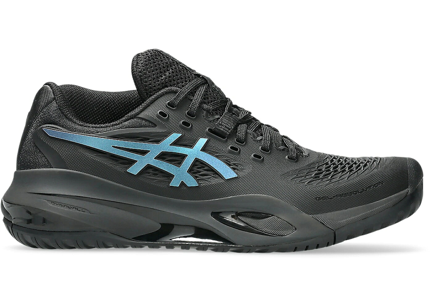 アシックス ナイト爵 活動力 黒いこと 黒いこと 青碧 青色 WOMEN\u0027S スニーカー レディース ASICS GEL-RESOLUTION X NIGHT ENERGY BLACK PRISM BLUE (WOMEN\u0027S) / BLACK PRISM BLUE 靴-レディース靴-スニーカー