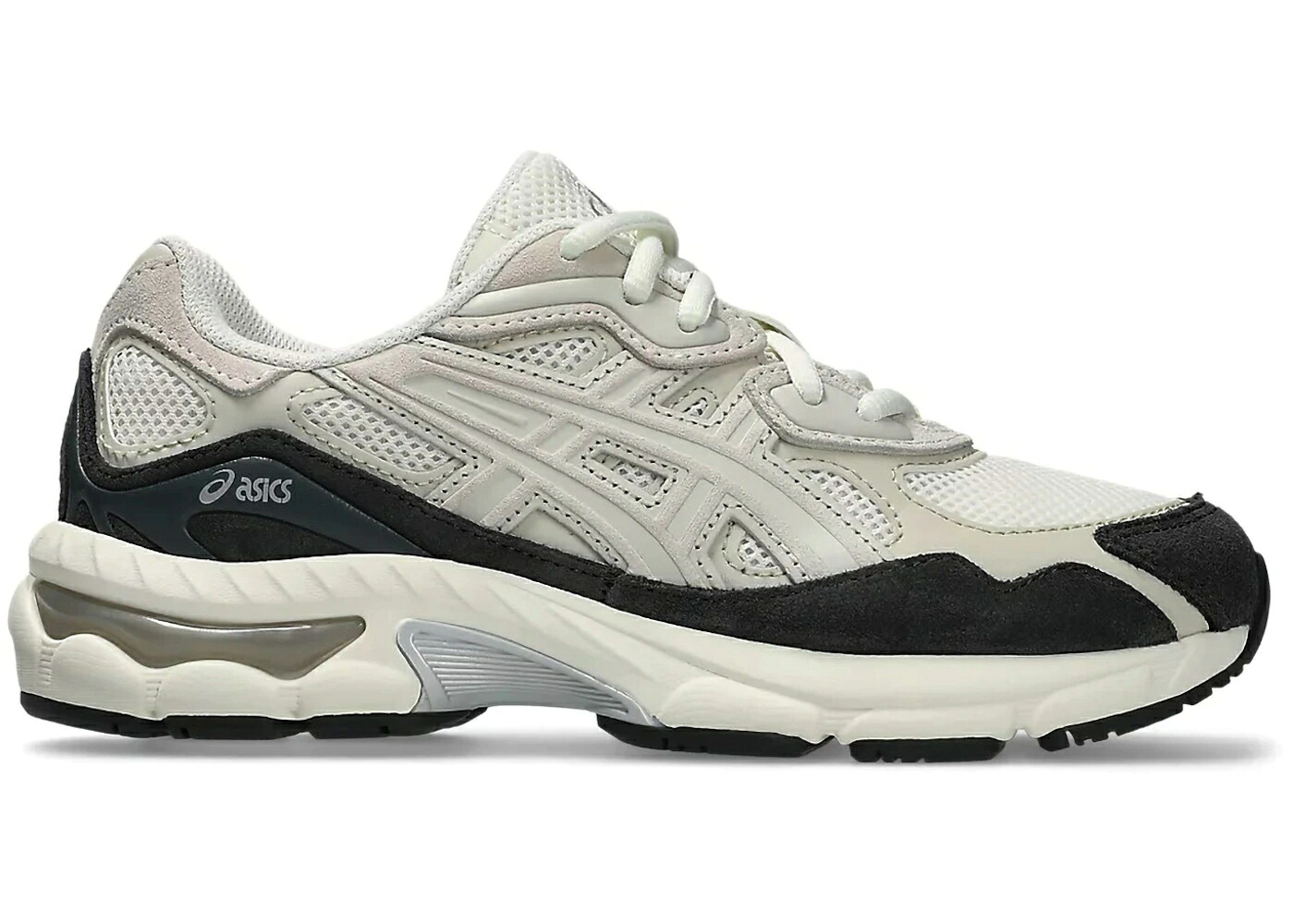 アシックス クリーム 灰色 グレー ジュニア キッズ ASICS GEL-NYC CREAM SMOKE GREY (GS) / CREAM SMOKE GREY ベビー マタニティ スニーカー