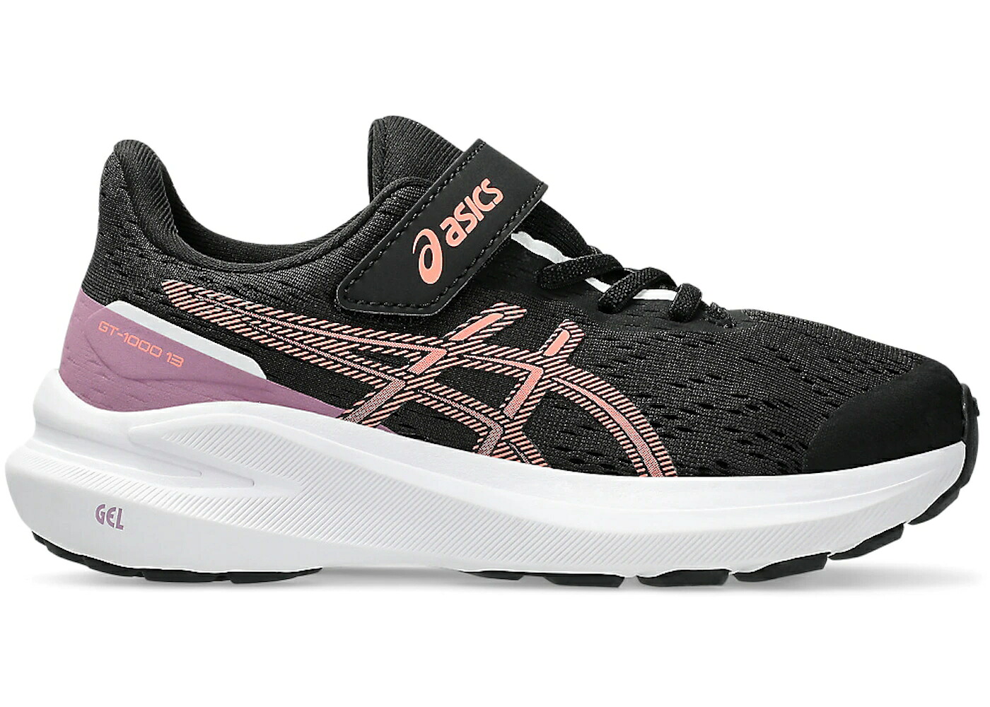 アシックス サー青少年 黒いこと 黒いこと 御坊っちゃん キッズ ASICS GT-1000 13 BLACK SUN CORAL (なおなお書き) / BLACK SUN CORAL もの言う花 マタニティ スニーカー