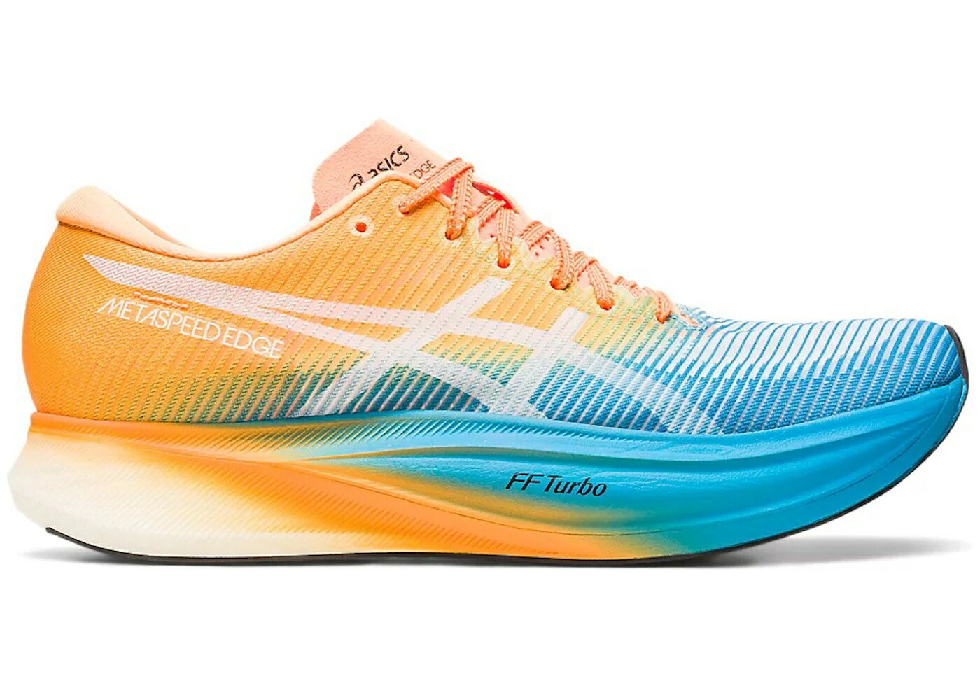 アシックス 青味 青み 橙 オレンジ色 EDGE+ スニーカー ユニ一発やる ASICS METASPEED ISLAND BLUE ORANGE POP / ISLAND BLUE ORANGE POP メンズ