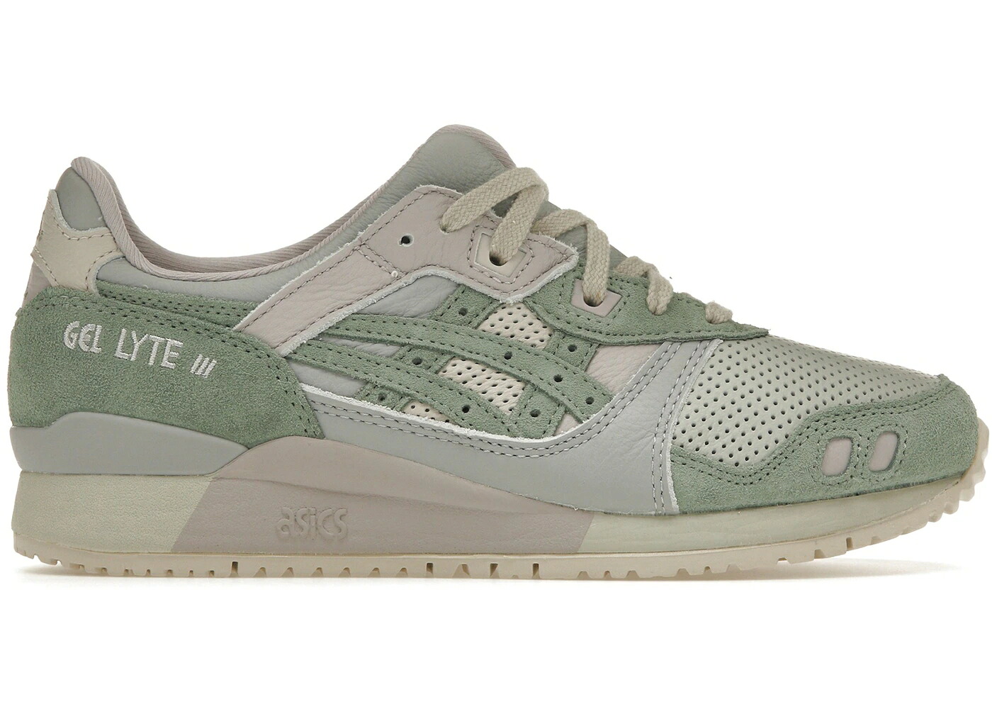 アシックス 先だつものともし火 薄墨色 薄墨色 スニーカー ユニ一発やる ASICS GEL-LYTE III OG LIGHT SAGE SLATE GREY / LIGHT SAGE SLATE GREY メンズ