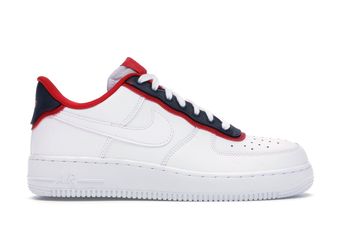 air force 1 blue red