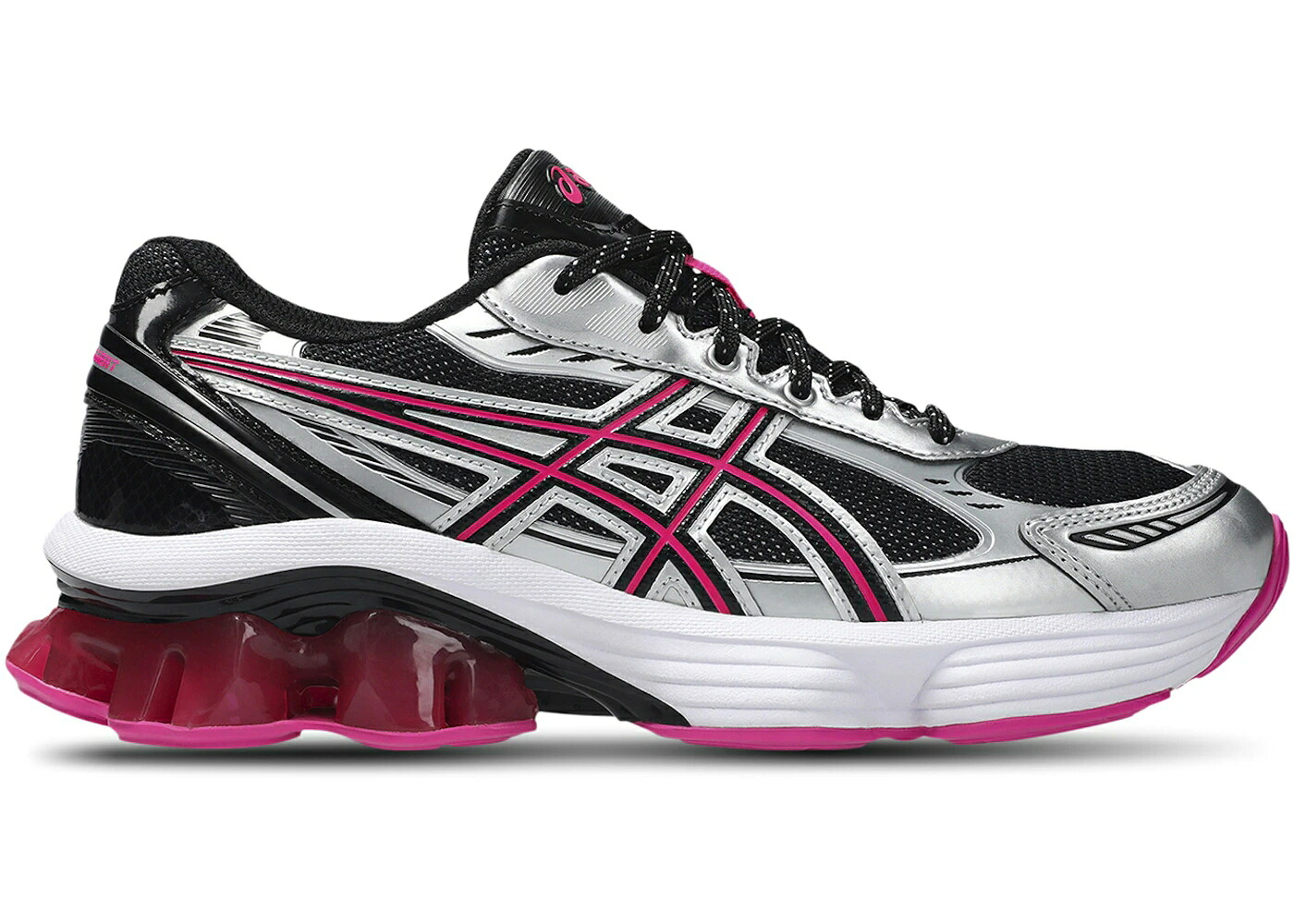 アシックス 黒色 ブラック ピンク WOMEN'S スニーカー レディース ASICS GEL-KINETIC FLUENT BLACK PINK GLO (WOMEN'S) / BLACK PINK GLO
