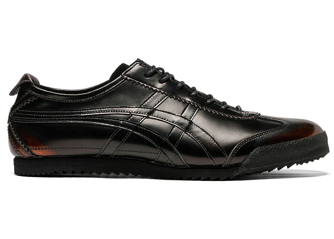 メキシコ デラックス 黒色 ブラック ピュア 銅 ブロンズ オニツカタイガー スニーカー メンズ ONITSUKA TIGER ONITSUKA TIGER MEXICO 66 DELUXE BLACK PURE BRONZE / BLACK PURE BRONZE