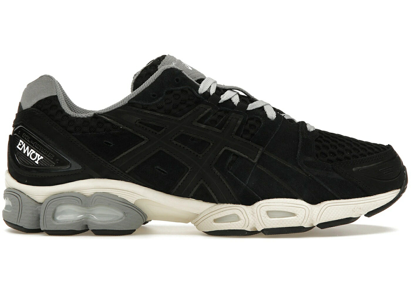 アシックス 黒色 ブラック スニーカー メンズ ASICS GEL-NIMBUS 9 ENNOY BLACK / BLACK SHEET ROCK|スニケス