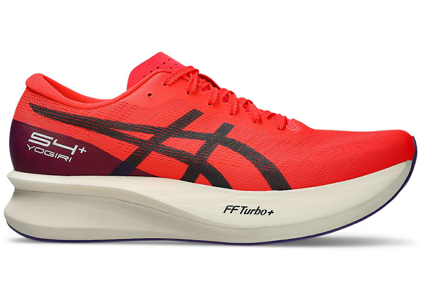アシックス 赤 赤いこと 薄墨色 薄墨色 S4+ スニーカー メンズ ASICS YOGIRI FLASH RED CARRIER GREY / FLASH RED CARRIER GREY