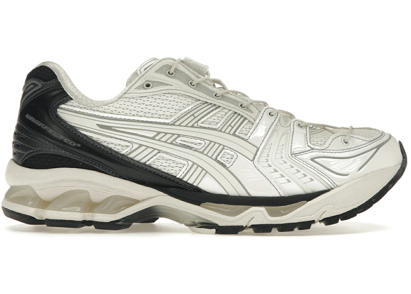 アシックス 白いこと 白いこと 黒いこと 黒いこと スニーカー メンズ ASICS GEL-KAYANO 14 UNAFFECTED INFINITE WONDERS PACK WHITE / BRIGHT WHITE JET BLACK スニーカー-メンズ靴-靴