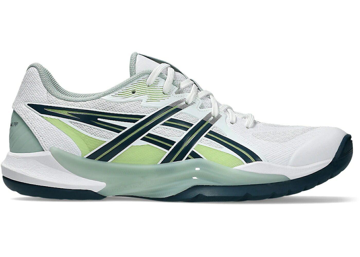 アシックス 白いこと 白いこと スニーカー メンズ ASICS POWERBREAK FF WHITE TRANQUIL TEAL / WHITE TRANQUIL TEAL
