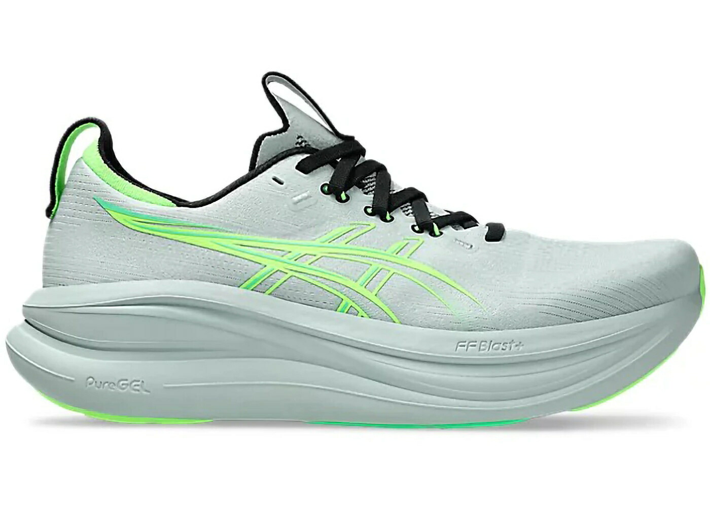 アシックス 緑 グリーン スニーカー メンズ ASICS GEL-NIMBUS 28 COLD MOSS ILLUMINATE GREEN / COLD MOSS ILLUMINATE GREEN