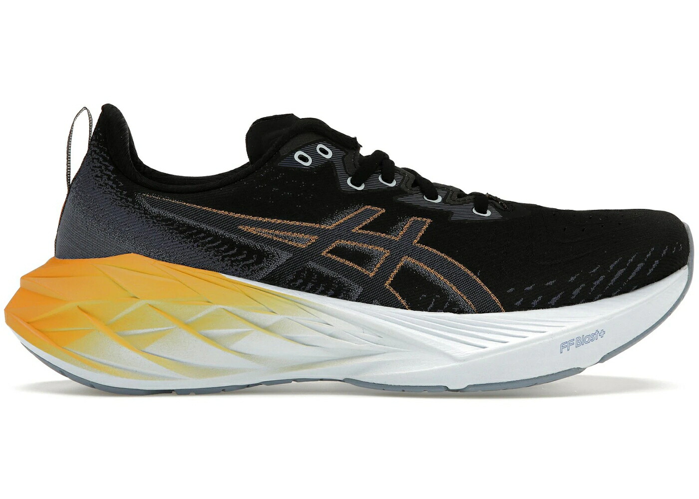 アシックス 黒色 ブラック サンダー 青色 ブルー スニーカー メンズ ASICS NOVABLAST 4 BLACK THUNDER BLUE / BLACK THUNDER BLUE