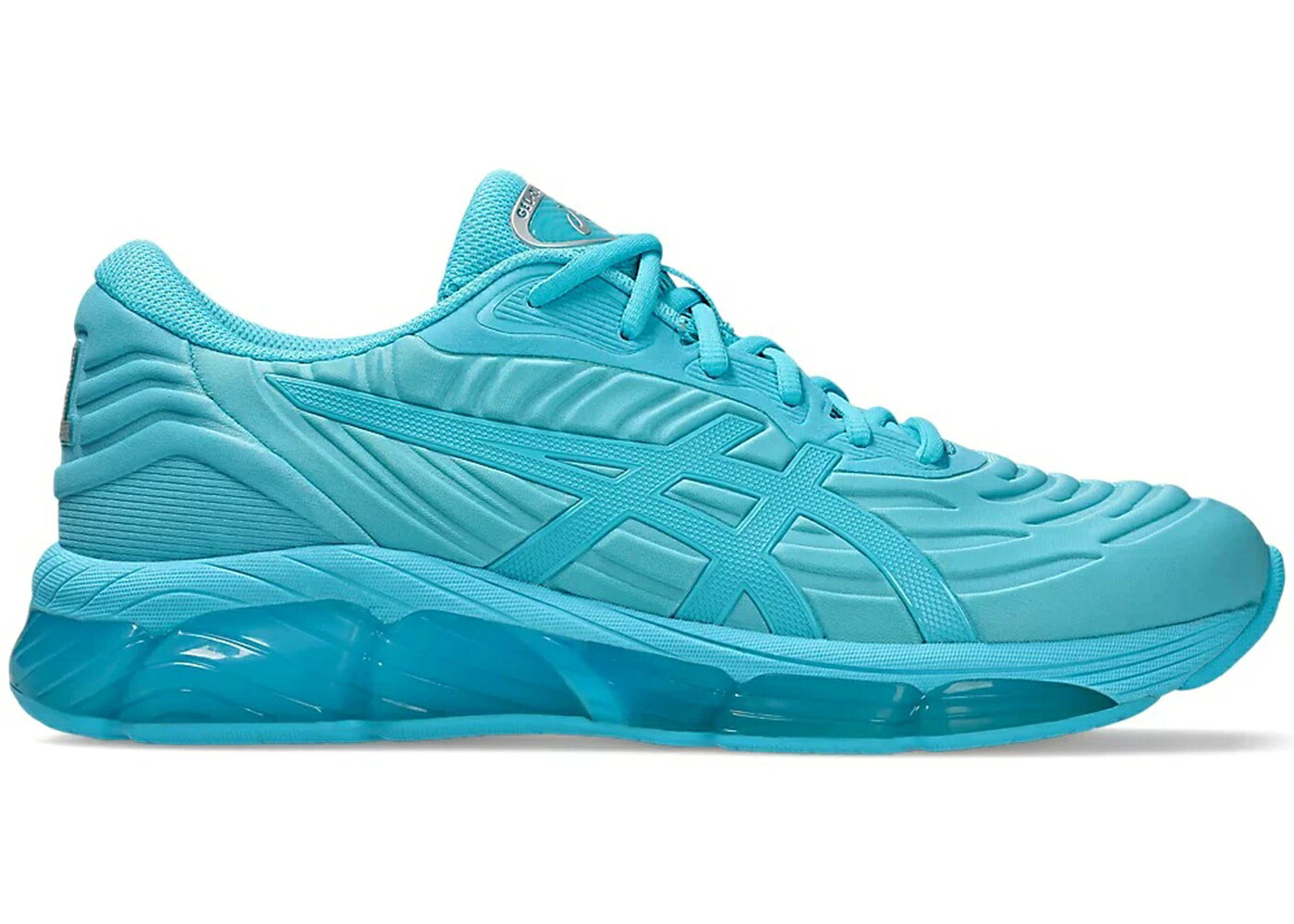 アシックス シアン スニーカー メンズ ASICS GEL-QUANTUM 360 VIII EMBOSS BRIGHT CYAN AQUARIUM / BRIGHT CYAN AQUARIUM メンズ靴-靴