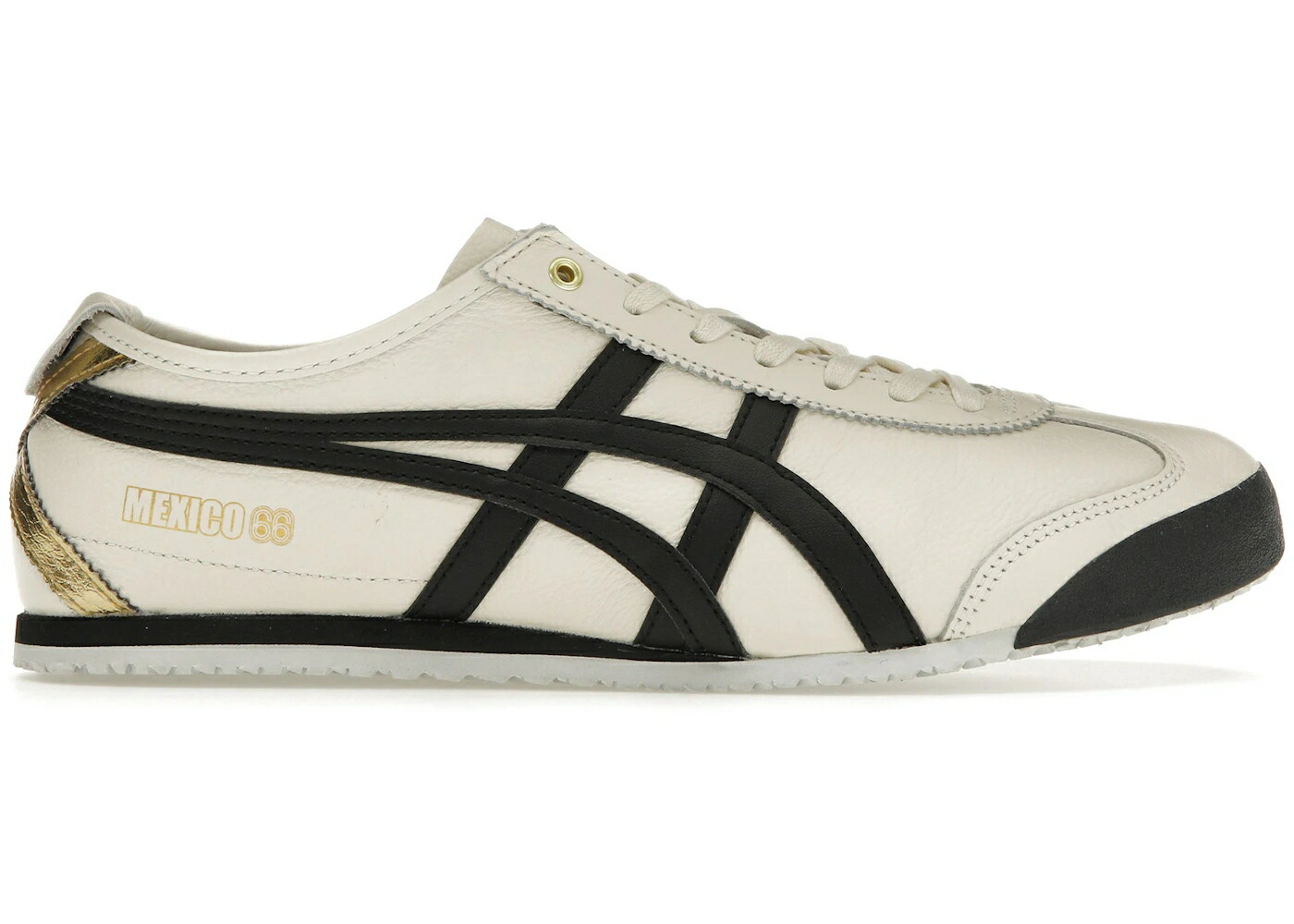 メキシコ合衆国 皮膚軟化剤 黒いこと 黒いこと ゴールド オニツカタイガー スニーカー メンズ ONITSUKA TIGER ONITSUKA TIGER MEXICO 66 CREAM BLACK GOLD / CREAM BLACK