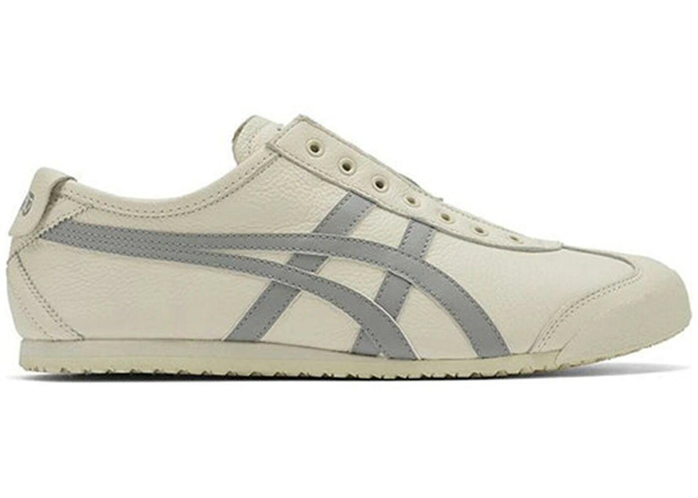 メキシコ スリッポン クリーム 灰色 グレー 白色 ホワイト オニツカタイガー スニーカー メンズ ONITSUKA TIGER ONITSUKA TIGER MEXICO 66 SLIP-ON CREAM GREY / WHITE GREY