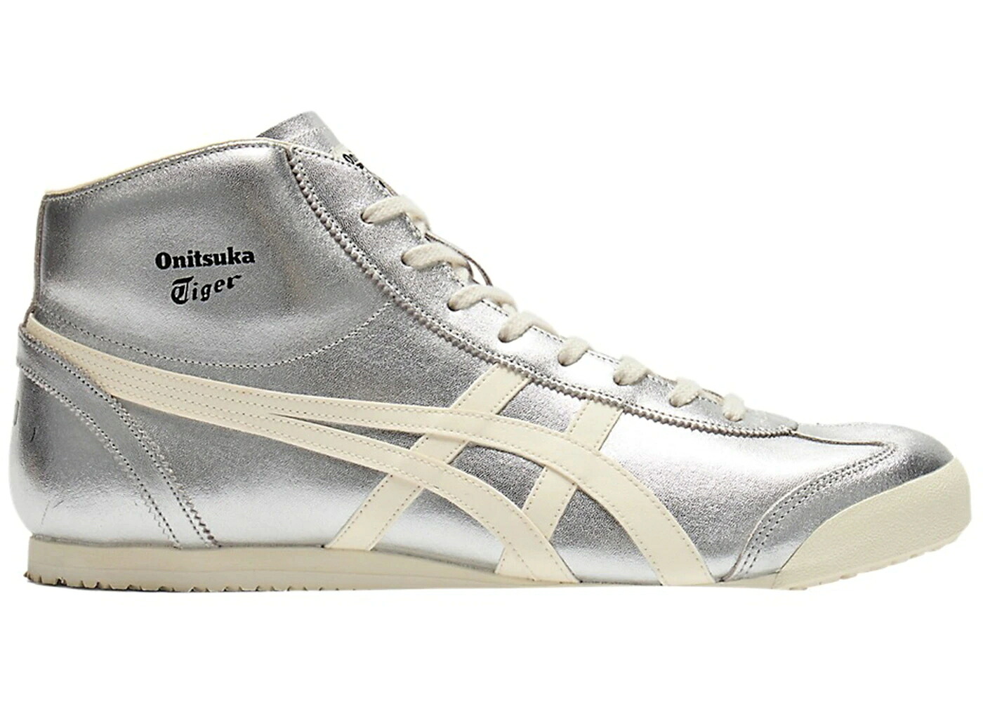 メキシコ合衆国 ミッド 皮膚軟化剤 オニツカタイガー スニーカー メンズ ONITSUKA TIGER ONITSUKA TIGER MEXICO MID RUNNER SILVLER CREAM / SILVLER CREAM