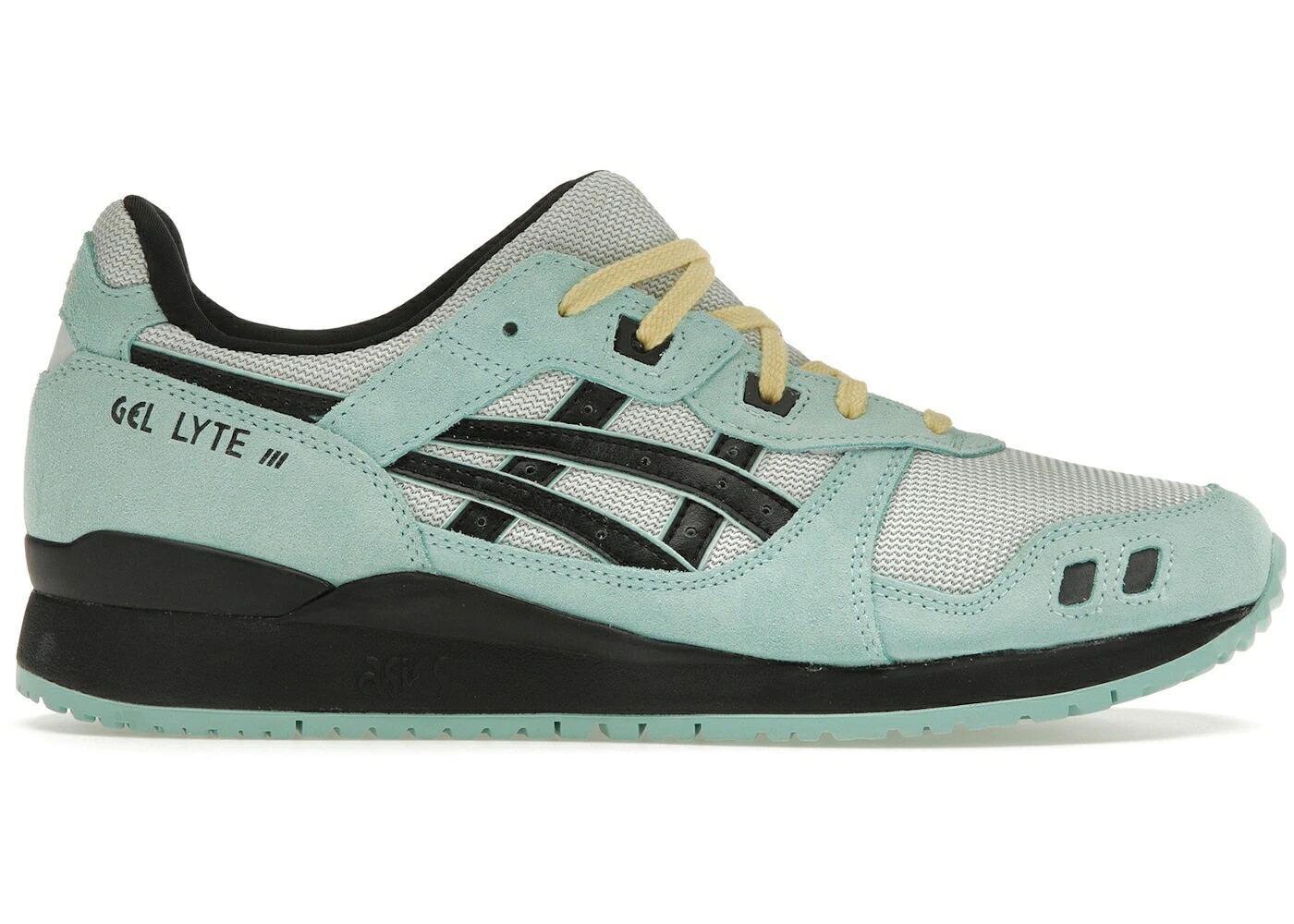 アシックス ゲルライト ピュア アクア 黒色 ブラック スニーカー メンズ ASICS GEL-LYTE III OG PURE AQUA BLACK / PURE AQUA BLACK