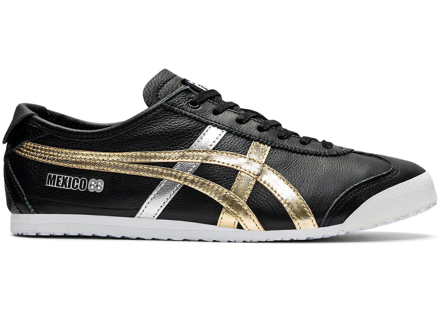 アシックス メキシコ 黒色 ブラック ゴールド 銀色 シルバー オニツカタイガー スニーカー メンズ ASICS ONITSUKA TIGER MEXICO 66 BLACK GOLD SILVER / BLACK GOLD