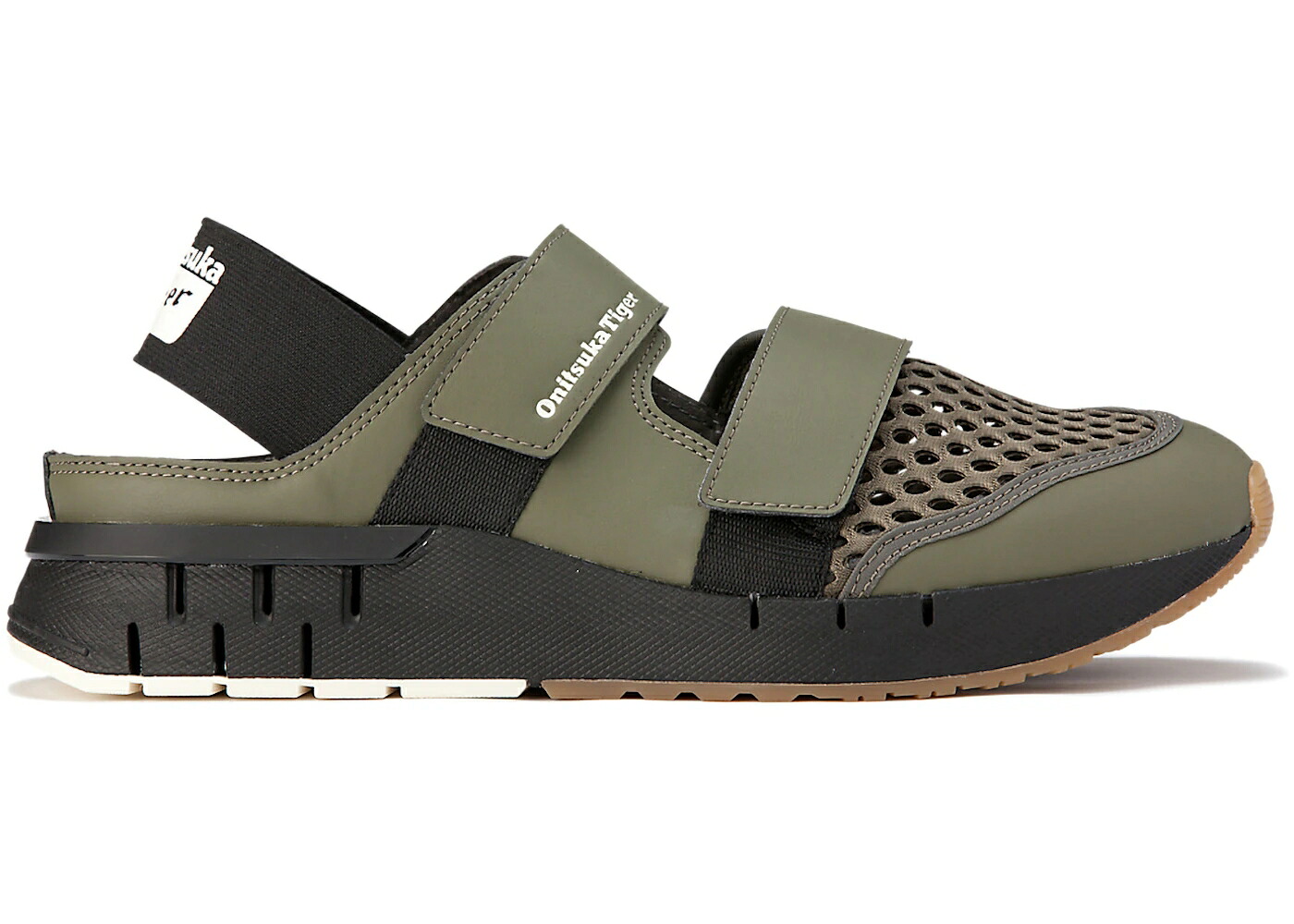 緑 緑であること オニツカタイガー スニーカー メンズ ONITSUKA TIGER ONITSUKA TIGER REBILAC SANDAL MANTLE GREEN / MANTLE GREEN MANTLE GREEN 靴-スニーカー