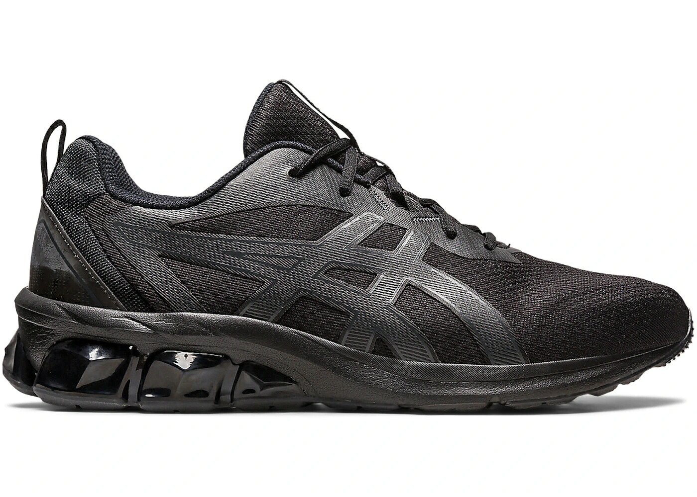 アシックス 黒いこと 黒いこと 薄墨色 薄墨色 スニーカー メンズ ASICS GEL-QUANTUM 90 IV BLACK GRAPHITE GREY / BLACK GRAPHITE GREY スニーカー-靴