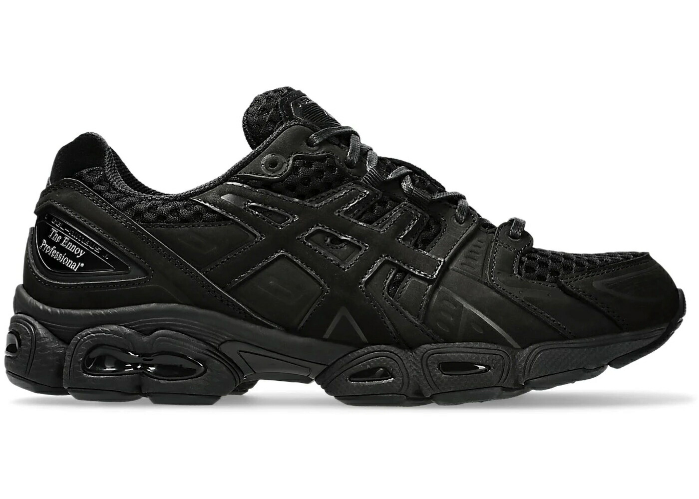 アシックス 黒色 ブラック スニーカー メンズ ASICS GEL-NIMBUS 9 THE ENNOY PROFESSIONAL TRIPLE BLACK / BLACK BLACK BLACK