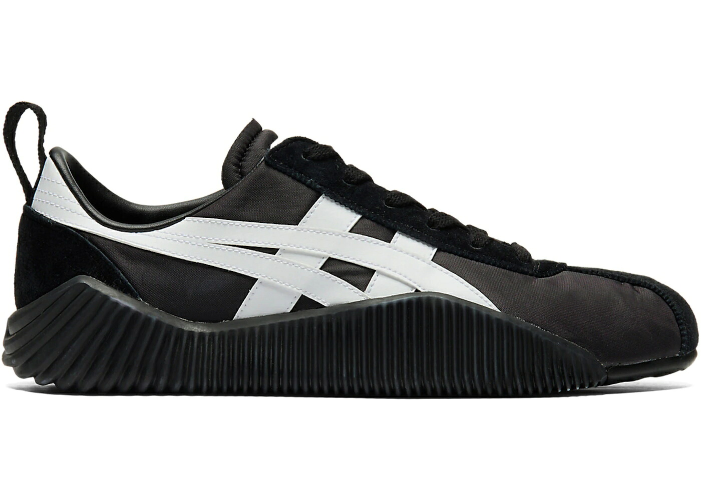 黒色 ブラック 白色 ホワイト オニツカタイガー スニーカー メンズ ONITSUKA TIGER ONITSUKA TIGER ACROMOUNT BLACK WHITE / BLACK WHITE｜スニケス