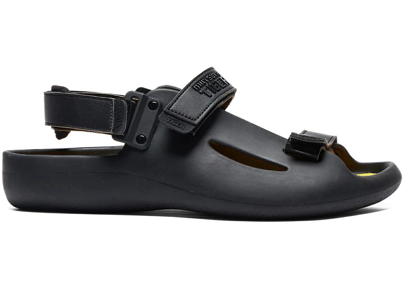 同盟罷工一巡り 黒いこと 黒いこと オニツカタイガー スニーカー メンズ ONITSUKA TIGER ONITSUKA TIGER ERGONIO STRAP SANDAL BLACK / BLACK BLACK スニーカー-靴-メンズ靴
