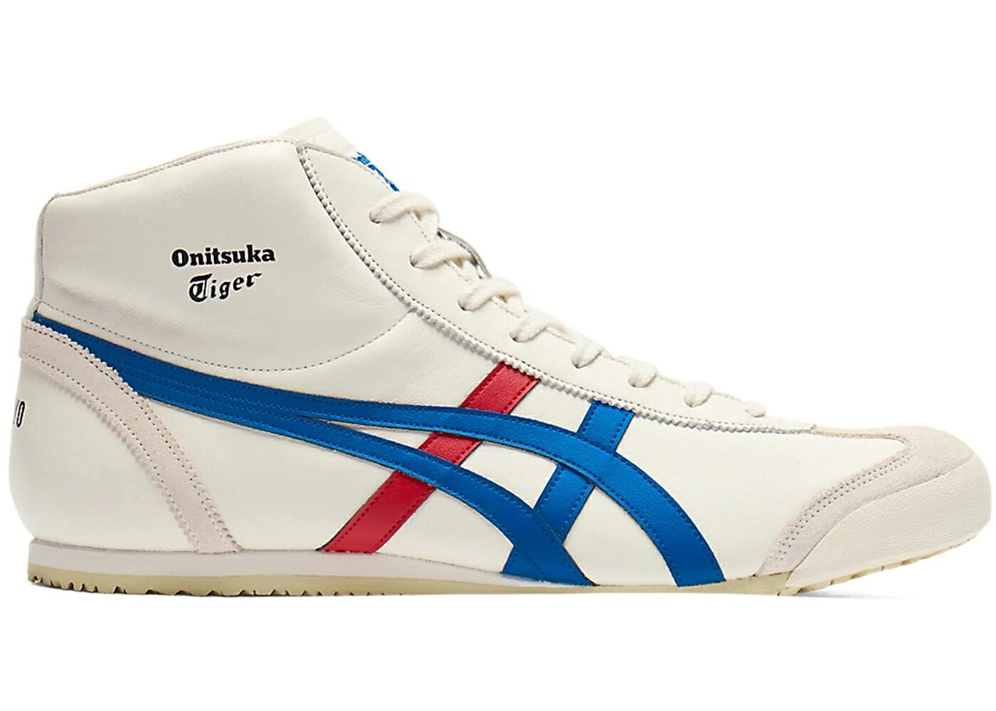 メキシコ ミッド クリーム 青色 ブルー オニツカタイガー スニーカー メンズ ONITSUKA TIGER ONITSUKA TIGER MEXICO MID RUNNER CREAM DIRECTOIRE BLUE / CREAM DIRECTOIRE BLUE｜スニケス