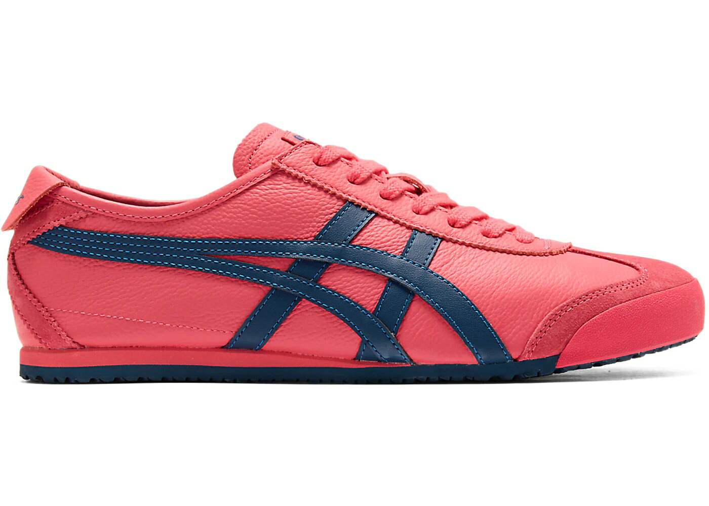 メキシコ合衆国 なめし革 サクラ色 青味 青み オニツカタイガー スニーカー メンズ ONITSUKA TIGER ONITSUKA TIGER MEXICO 66 LEATHER PINK CAMEO MAKO BLUE / PINK CAMEO MAKO BLUE