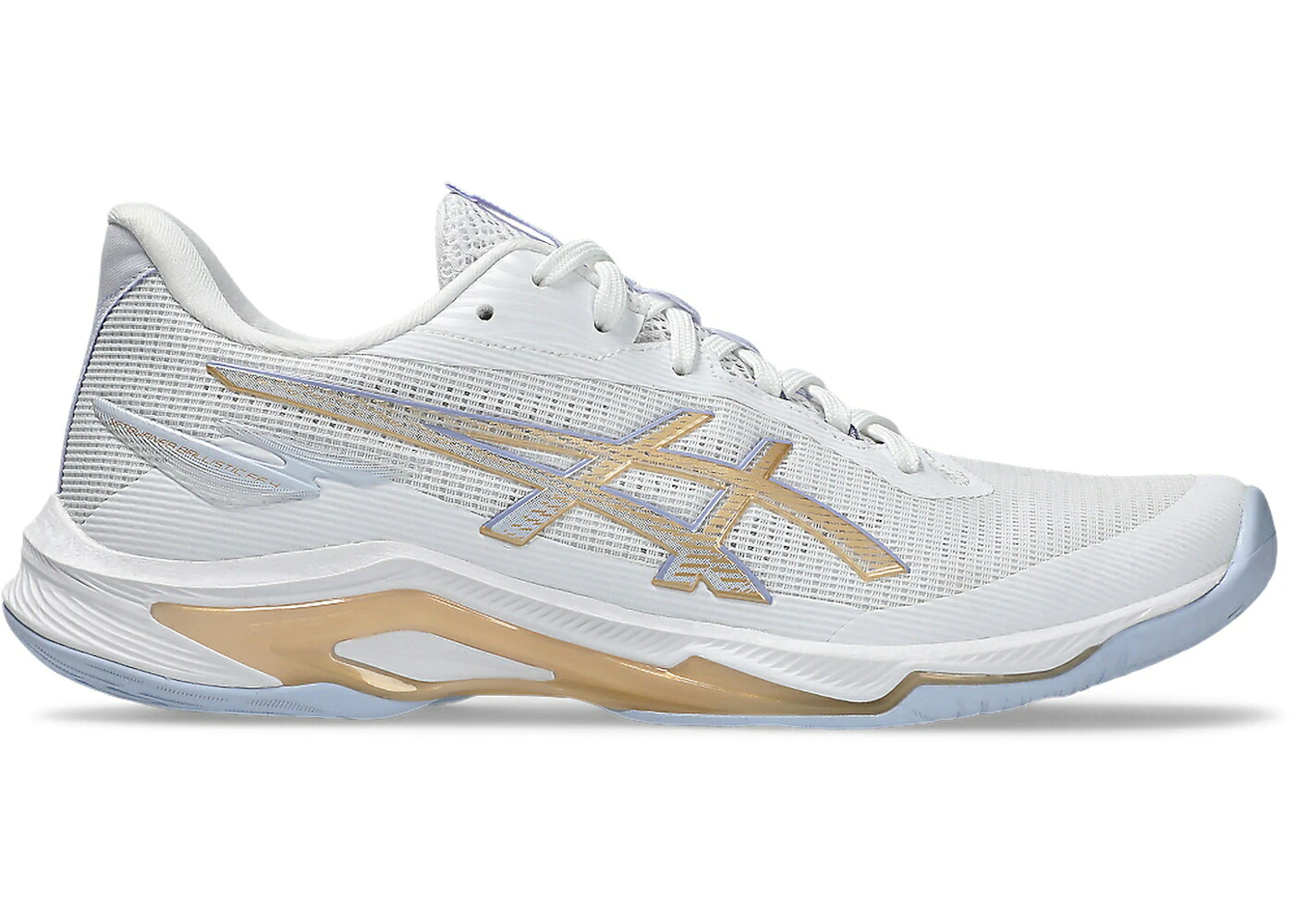 アシックス 白いこと 白いこと WOMEN\u0027S スニーカー レディース ASICS NETBURNER BALLISTIC FF 4 WHITE CHAMPAGNE (WOMEN\u0027S) / WHITE CHAMPAGNE