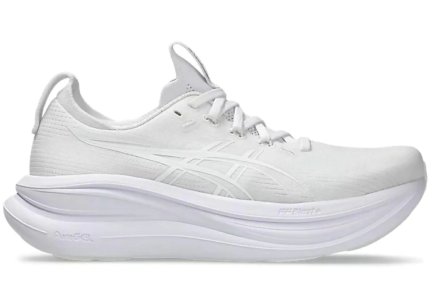 アシックス 白いこと 白いこと WOMEN\u0027S スニーカー レディース ASICS GEL-NIMBUS 28 WHITE (WOMEN\u0027S) / WHITE WHITE