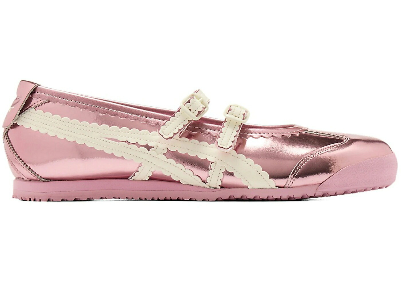 メキシコ ピンク クリーム オニツカタイガー WOMEN スニーカー レディース ONITSUKA TIGER ONITSUKA TIGER MEXICO 66 TGRS METALLIC PACK CRYSTAL PINK CREAM (WOMEN) / CRYSTAL PINK CREAM