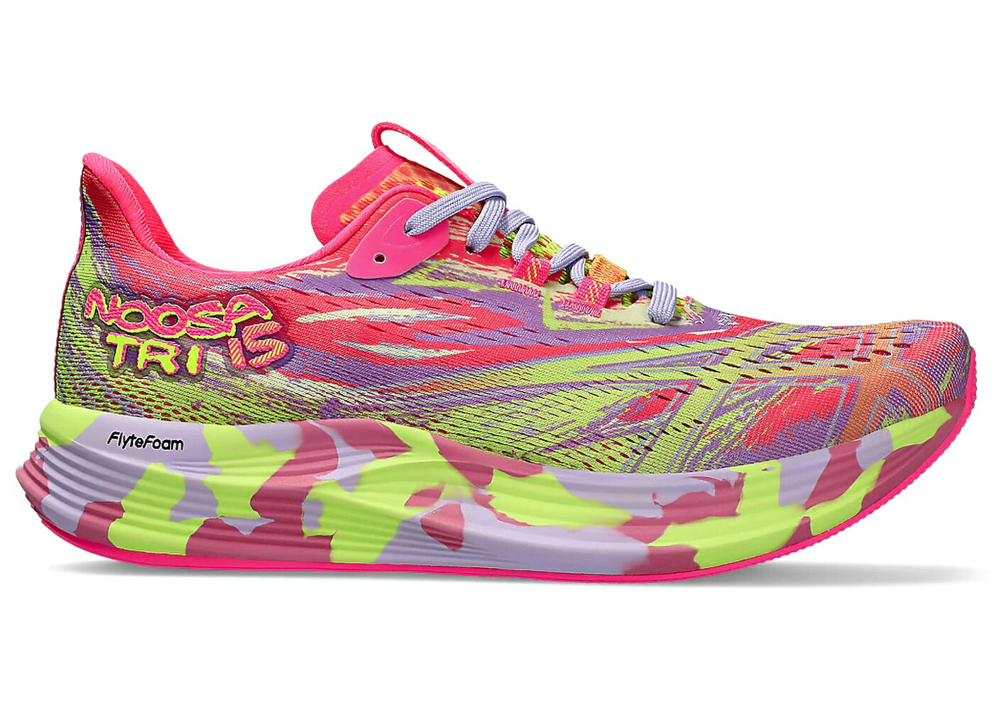 アシックス ピンク 黄色 イエロー WOMEN'S スニーカー レディース ASICS NOOSA TRI 15 HOT PINK SAFETY YELLOW (WOMEN'S) / HOT PINK SAFETY YELLOW｜スニケス
