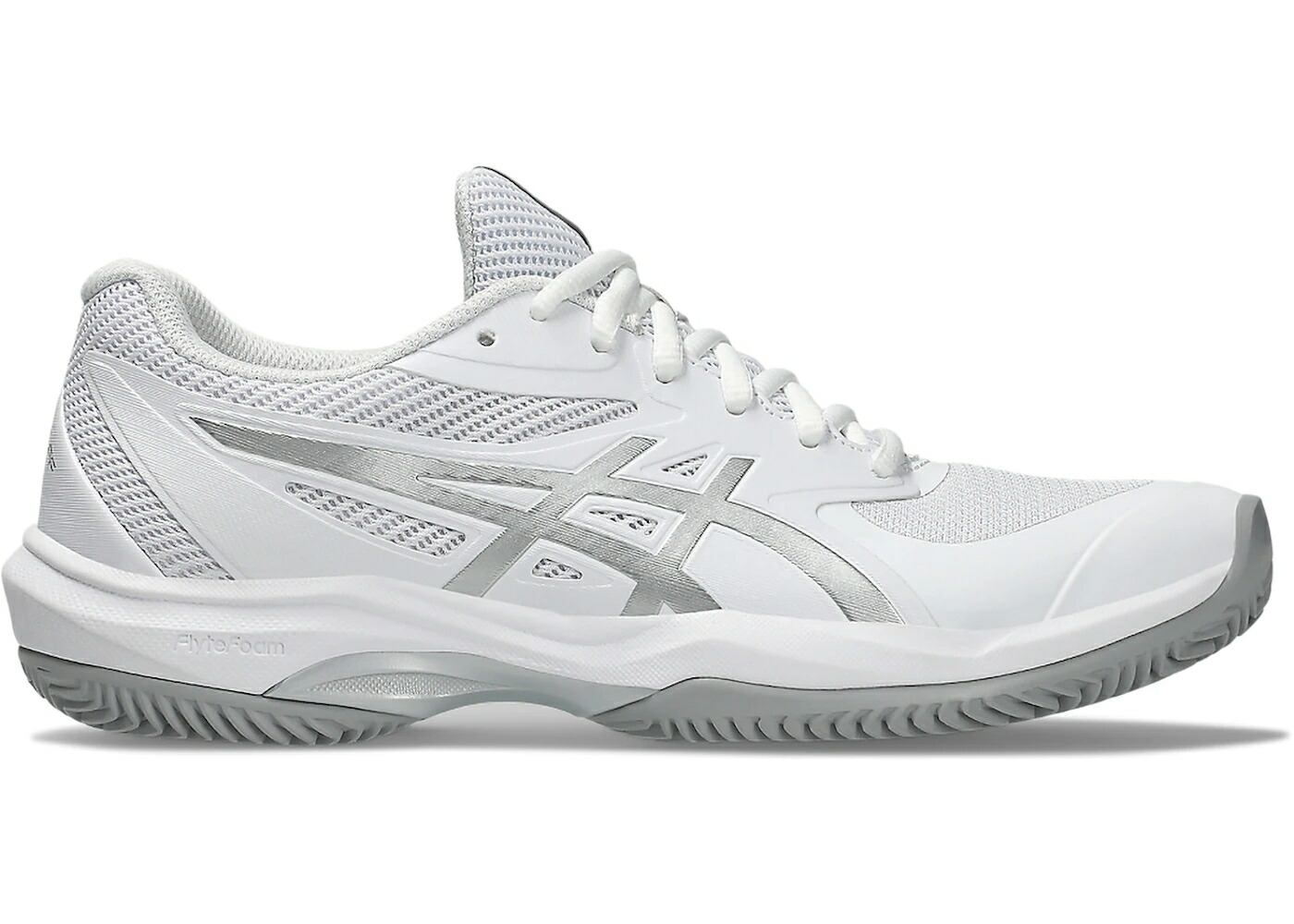 アシックス ゲーム 白色 ホワイト ピュア 銀色 シルバー WOMEN'S スニーカー レディース ASICS GAME FF CLAY/OC WHITE PURE SILVER (WOMEN'S) / WHITE PURE SILVER|スニケス