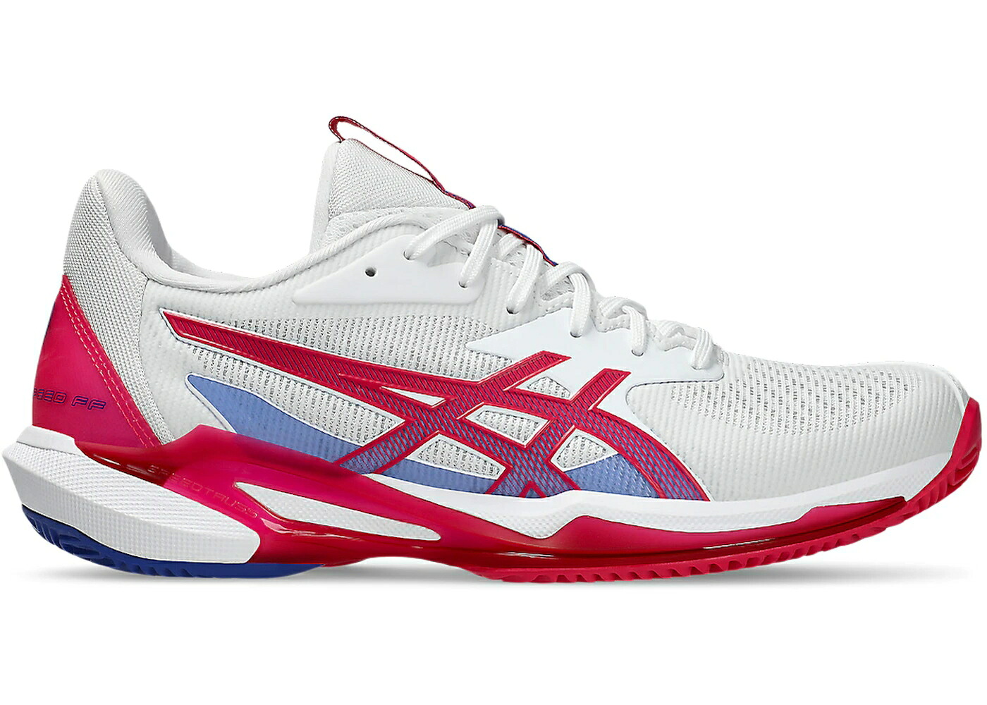 アシックス スピード 白色 ホワイト ローズ WOMEN'S スニーカー レディース ASICS SOLUTION SPEED FF 3 CLAY WHITE BRIGHT ROSE (WOMEN'S) / WHITE BRIGHT ROSE