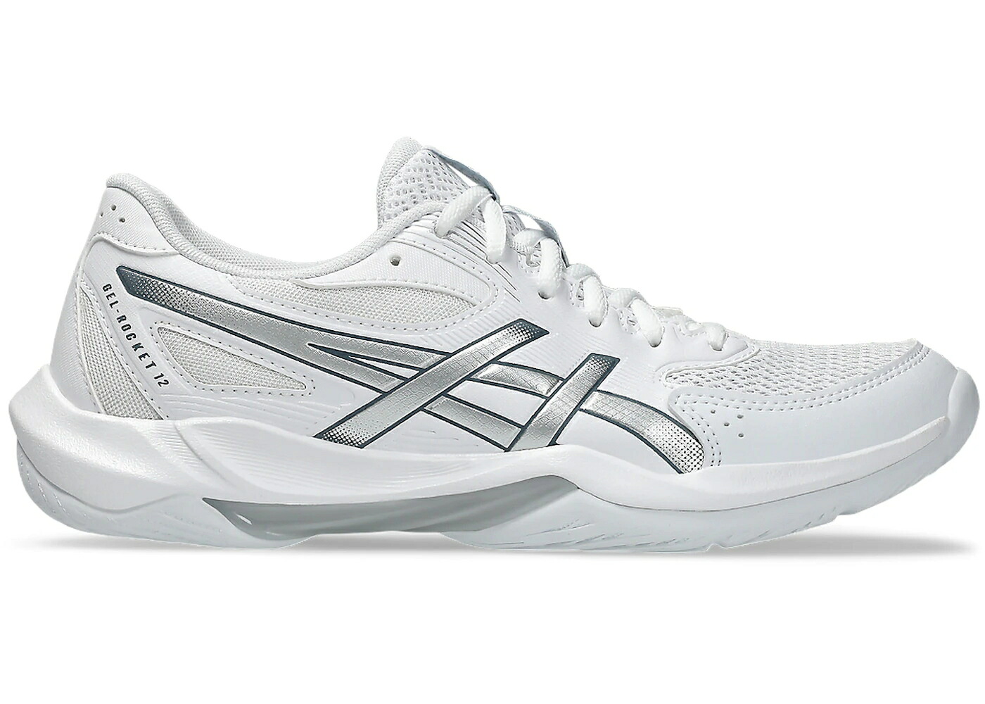 アシックス 白いこと 白いこと 純然たる しろがね色 しろがね色 WOMEN\u0027S スニーカー レディース ASICS GEL-ROCKET 12 WHITE PURE SILVER (WOMEN\u0027S) / WHITE PURE SILVER