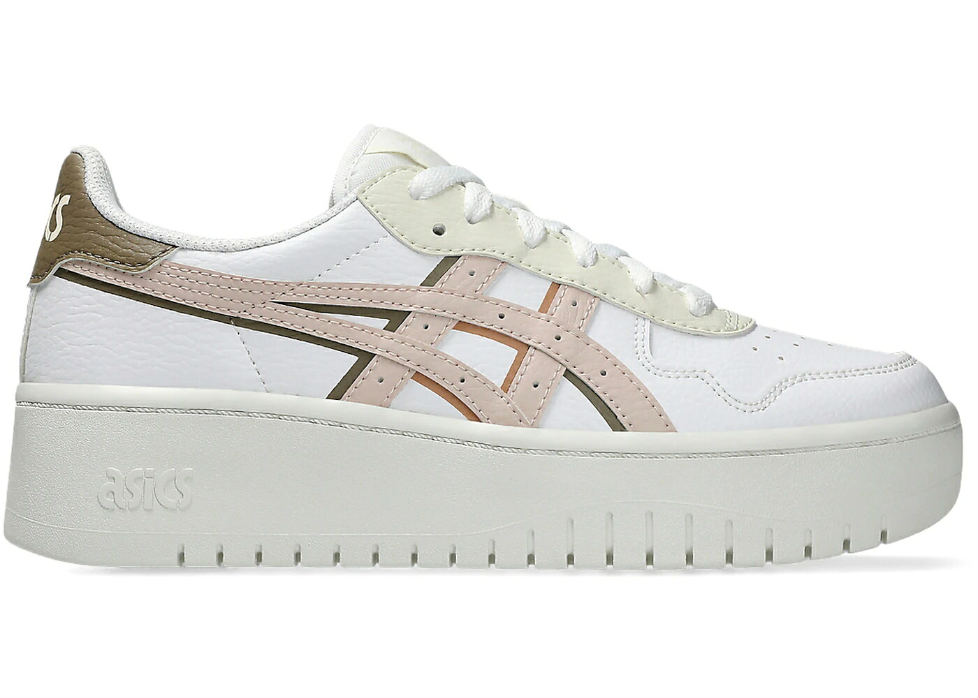 アシックス 白色 ホワイト ベージュ WOMEN'S スニーカー レディース ASICS JAPAN S PF WHITE MINERAL BEIGE (WOMEN'S) / WHITE MINERAL BEIGE｜スニケス