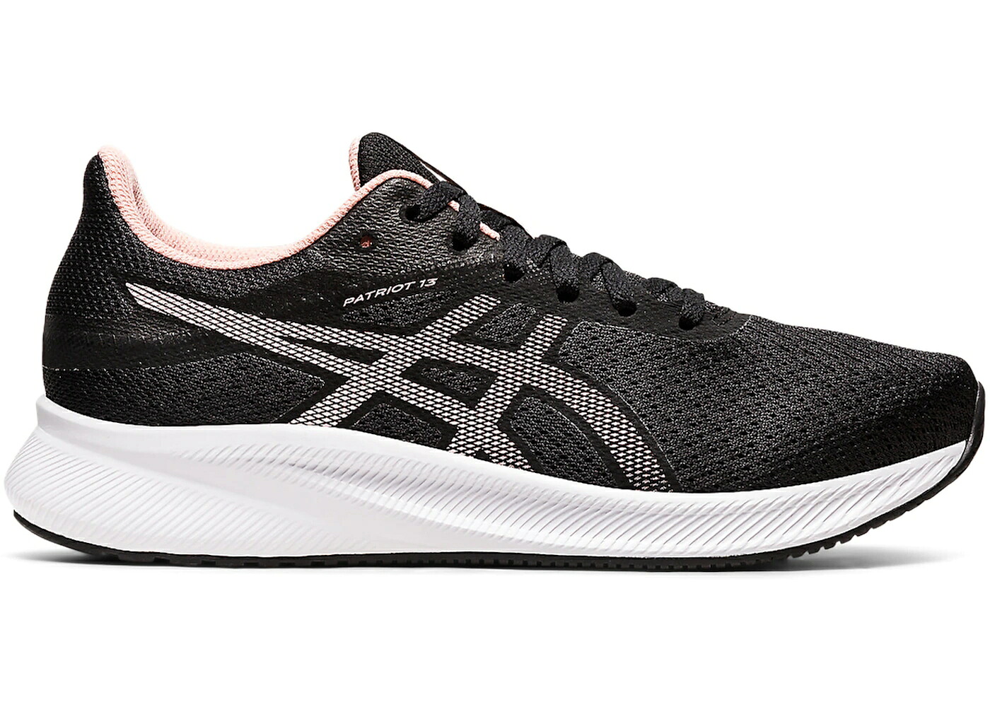 アシックス サー青少年 黒いこと 黒いこと さくら色 WOMEN\u0027S スニーカー レディース ASICS PATRIOT 13 BLACK FROSTED ROSE (WOMEN\u0027S) / BLACK FROSTED ROSE レディース靴-スニーカー-靴