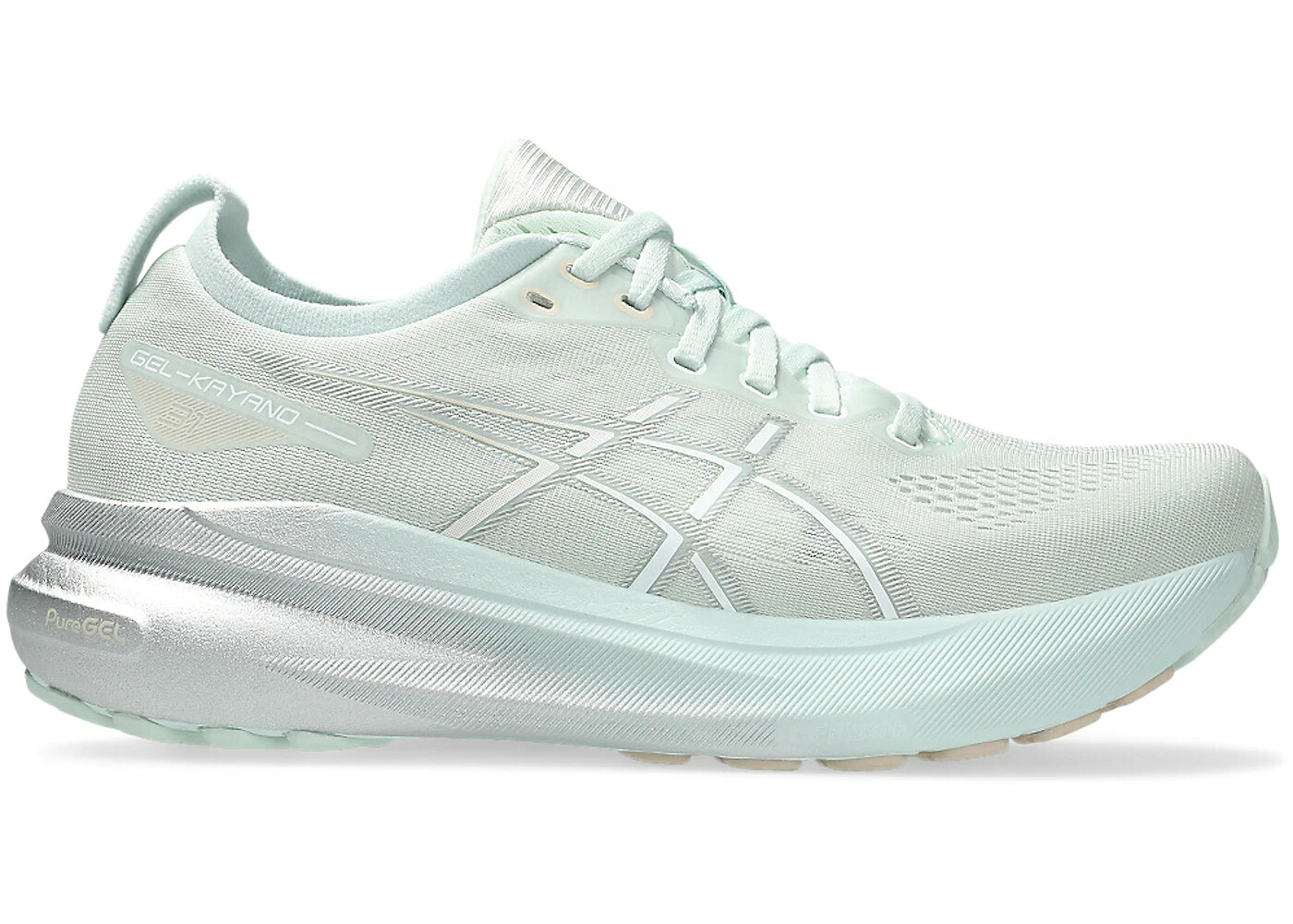 アシックス 純然たる アクア しろがね色 しろがね色 WOMEN\u0027S スニーカー レディース ASICS GEL-KAYANO 31 PURE AQUA SILVER (WOMEN\u0027S) / PURE AQUA PURE SILVER