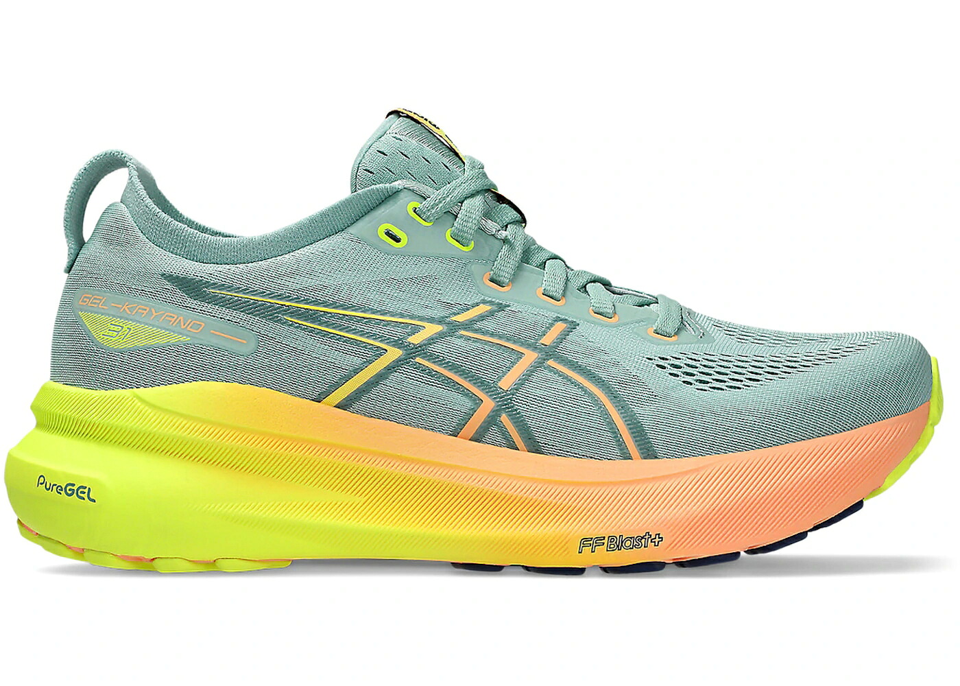 アシックス 黄色 イエロー WOMEN'S スニーカー レディース ASICS GEL-KAYANO 31 PARIS LIGHT CELADON SAFETY YELLOW (WOMEN'S) / LIGHT CELADON SAFETY YELLOW｜スニケス