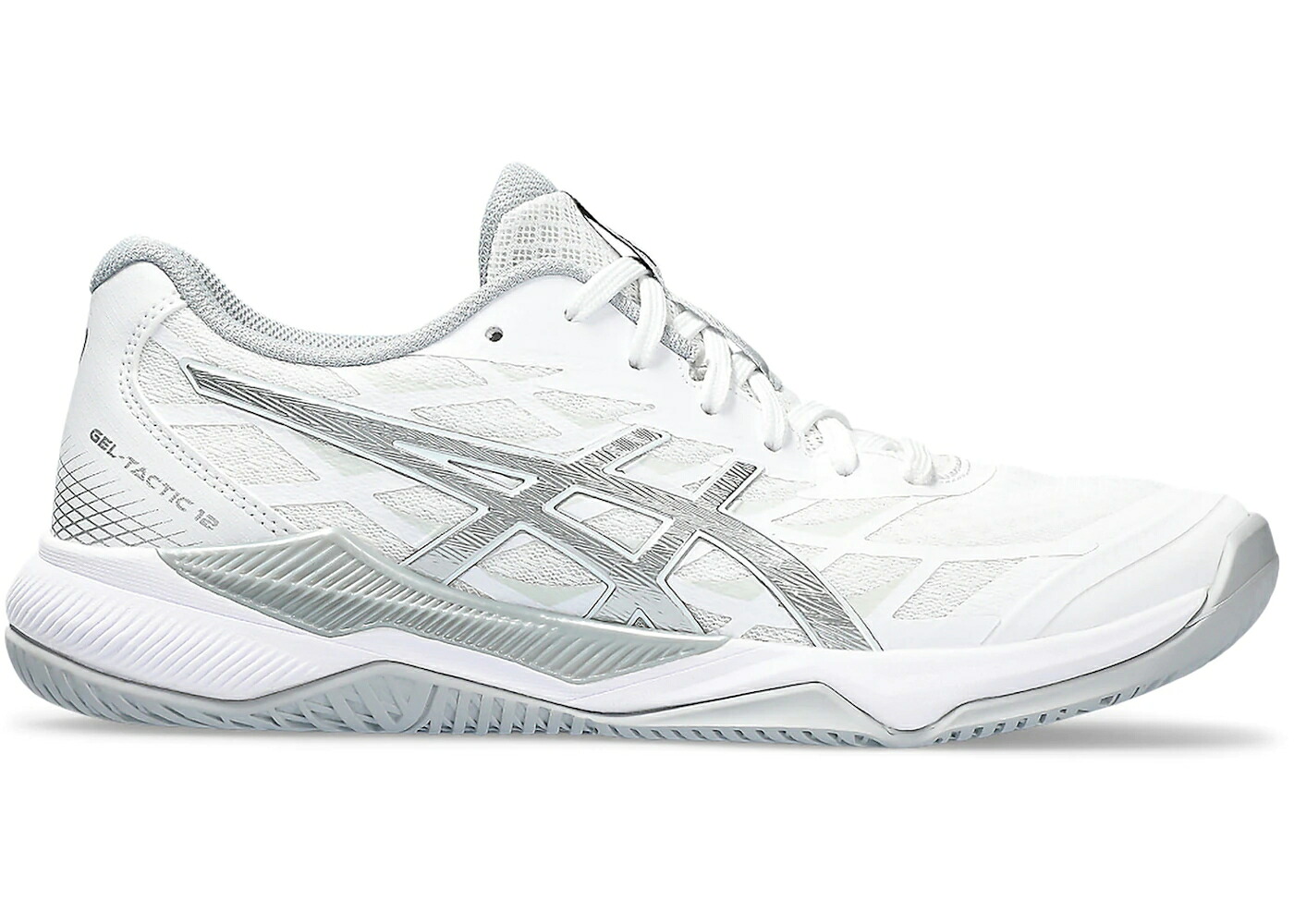 アシックス 白色 ホワイト ピュア 銀色 シルバー WOMEN'S スニーカー レディース ASICS GEL-TACTIC 12 WHITE PURE SILVER (WOMEN'S) / WHITE PURE SILVER｜スニケス