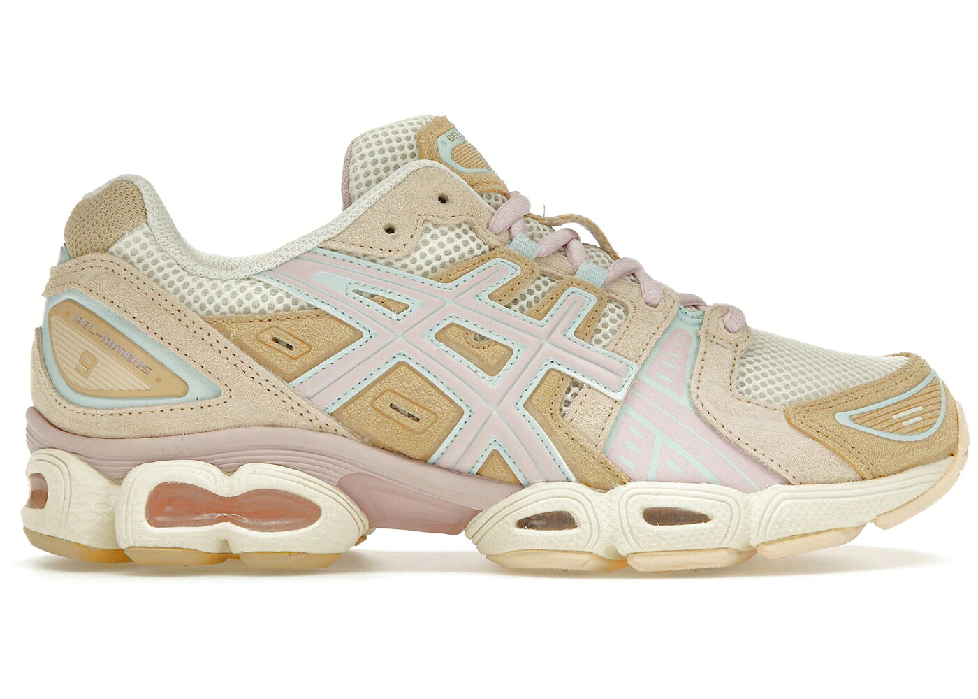 アシックス 皮膚軟化剤 サクラ色 WOMEN\u0027S スニーカー レディース ASICS GEL-NIMBUS 9 CREAM BARELY ROSE (WOMEN\u0027S) / CREAM BARELY ROSE