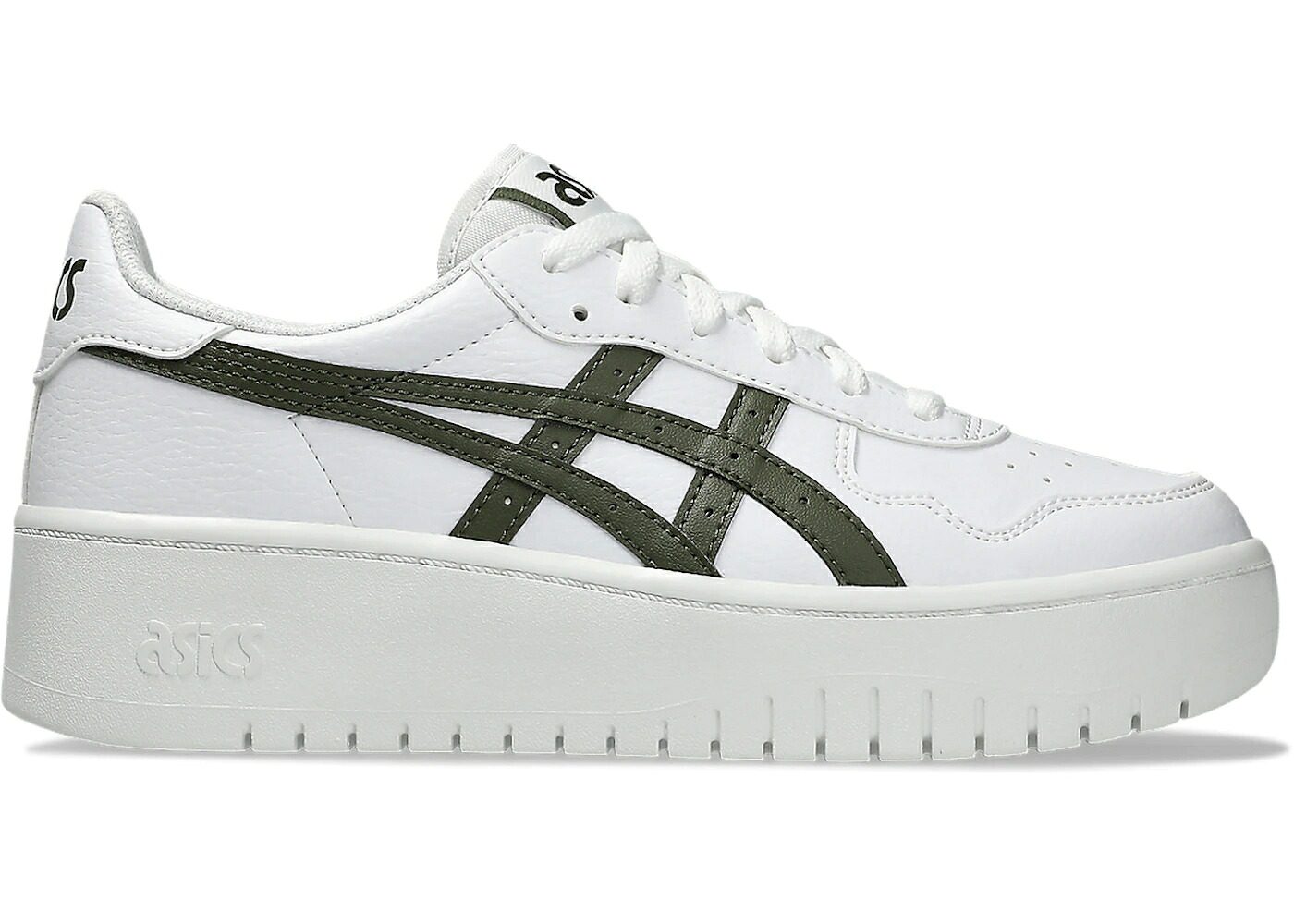 アシックス 白色 ホワイト オリーブ WOMEN'S スニーカー レディース ASICS JAPAN S PF WHITE OLIVE CANVAS (WOMEN'S) / WHITE OLIVE CANVAS