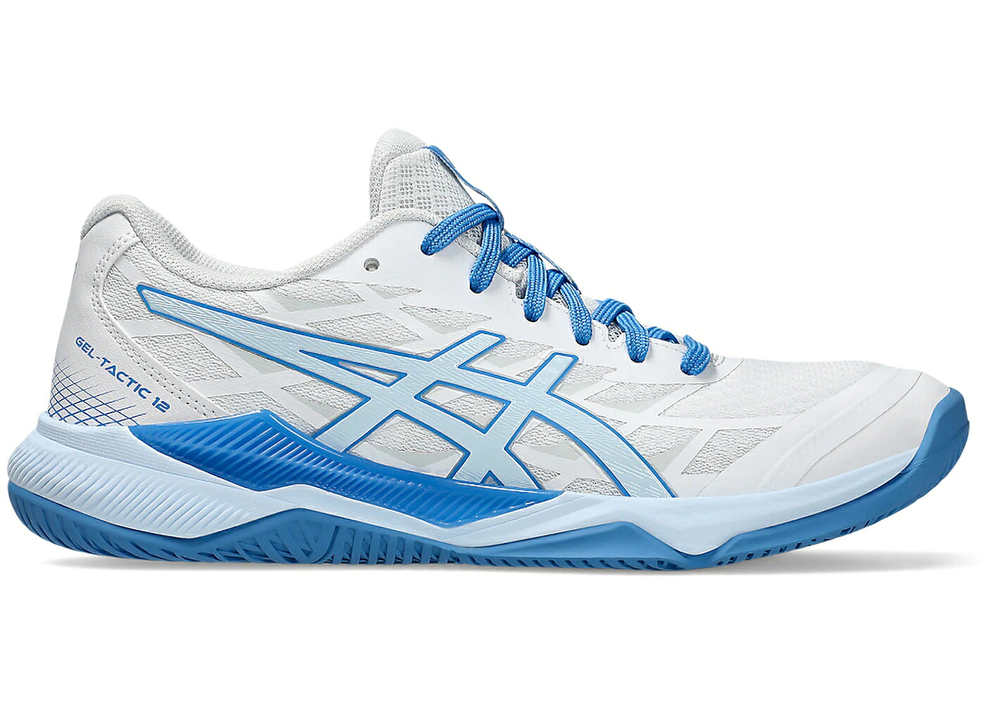 アシックス 白いこと 白いこと 青味 青色 WOMEN\u0027S スニーカー レディース ASICS GEL-TACTIC 12 WHITE LIGHT BLUE (WOMEN\u0027S) / WHITE LIGHT BLUE