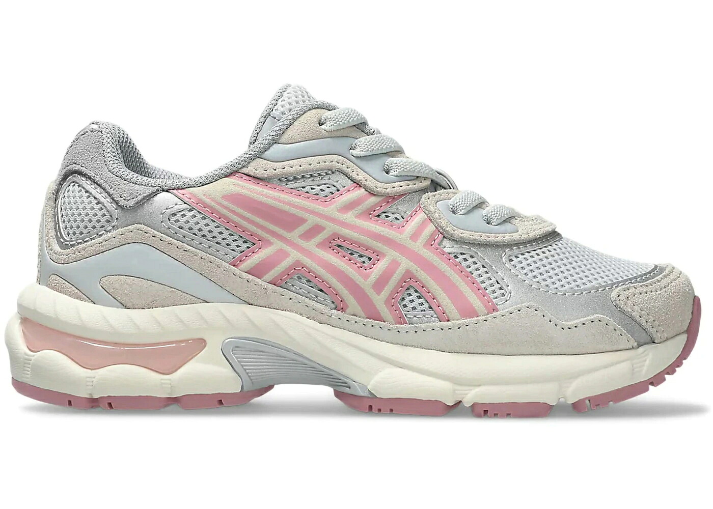 アシックス 灰色 グレー ジュニア キッズ ASICS GEL-NYC GLACIER GREY CONEFLOWER (PS) / GLACIER GREY CONEFLOWER ベビー マタニティ スニーカー｜スニケス