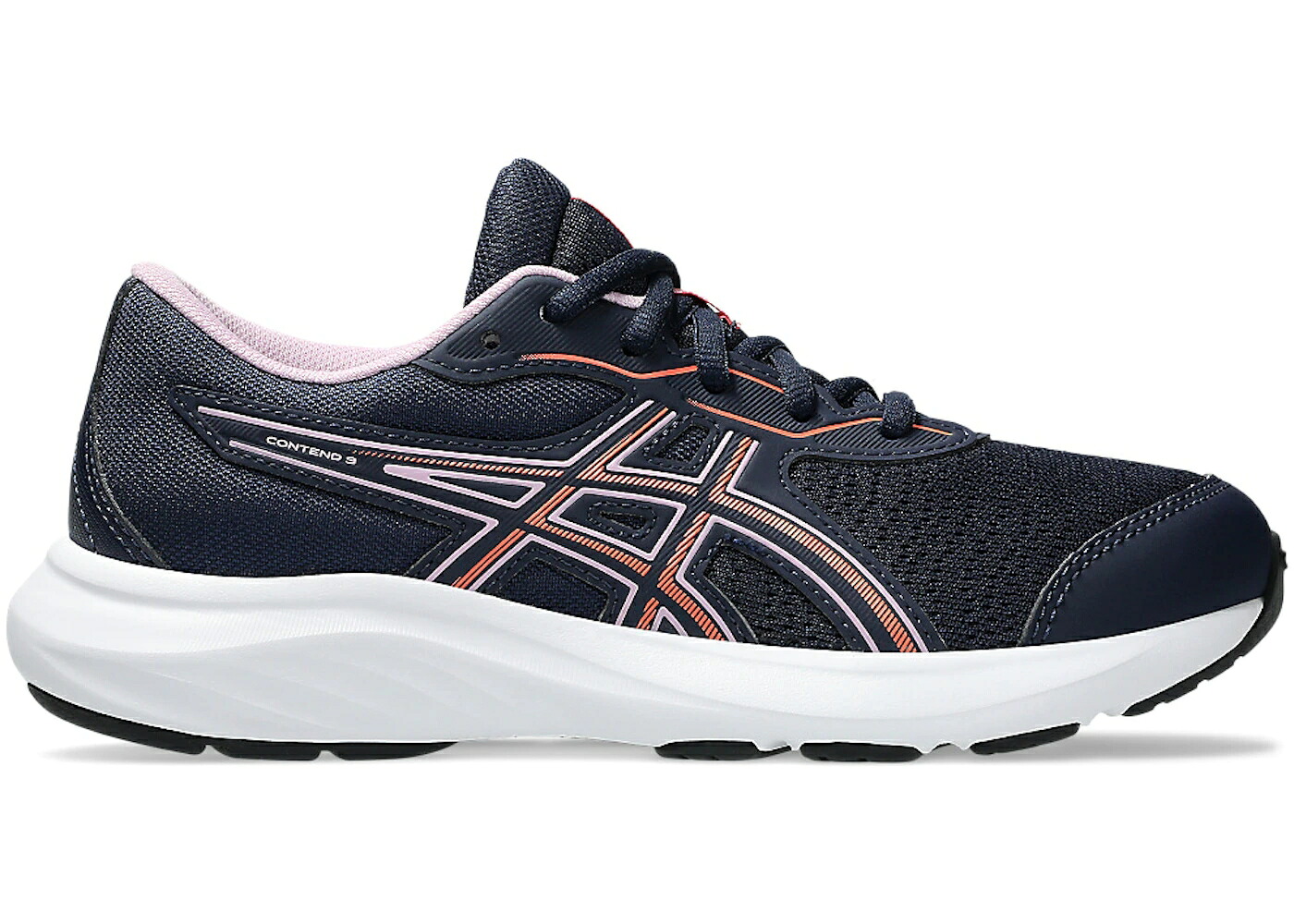 アシックス 御坊っちゃん キッズ ASICS CONTEND 9 MIDNIGHT CORAL REEF (GS) / MIDNIGHT CORAL REEF もの言う花 マタニティ スニーカー