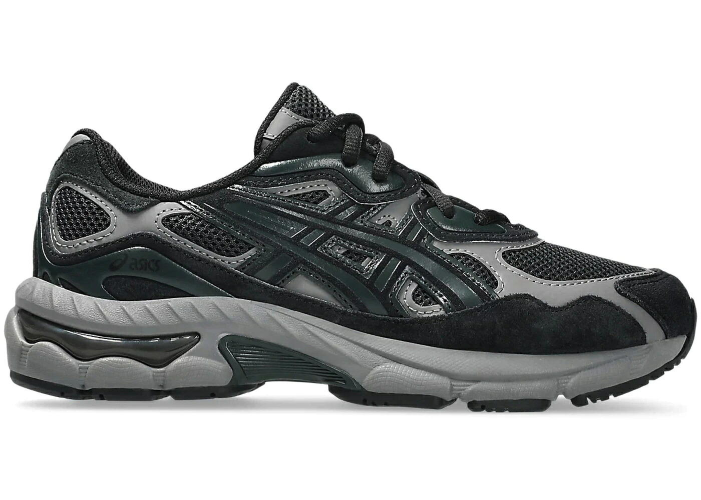 アシックス 薄墨色 薄墨色 黒いこと 黒いこと 御坊っちゃん キッズ ASICS GEL-NYC GRAPHITE GREY BLACK (GS) / GRAPHITE GREY BLACK もの言う花 マタニティ スニーカー